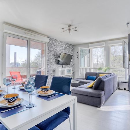 "Le Serenity ", Appartement Spacieux ,Balcon, Parking Prive Gratuit, Netflix, Proche Cdg Et Stade De France Stains Eksteriør bilde