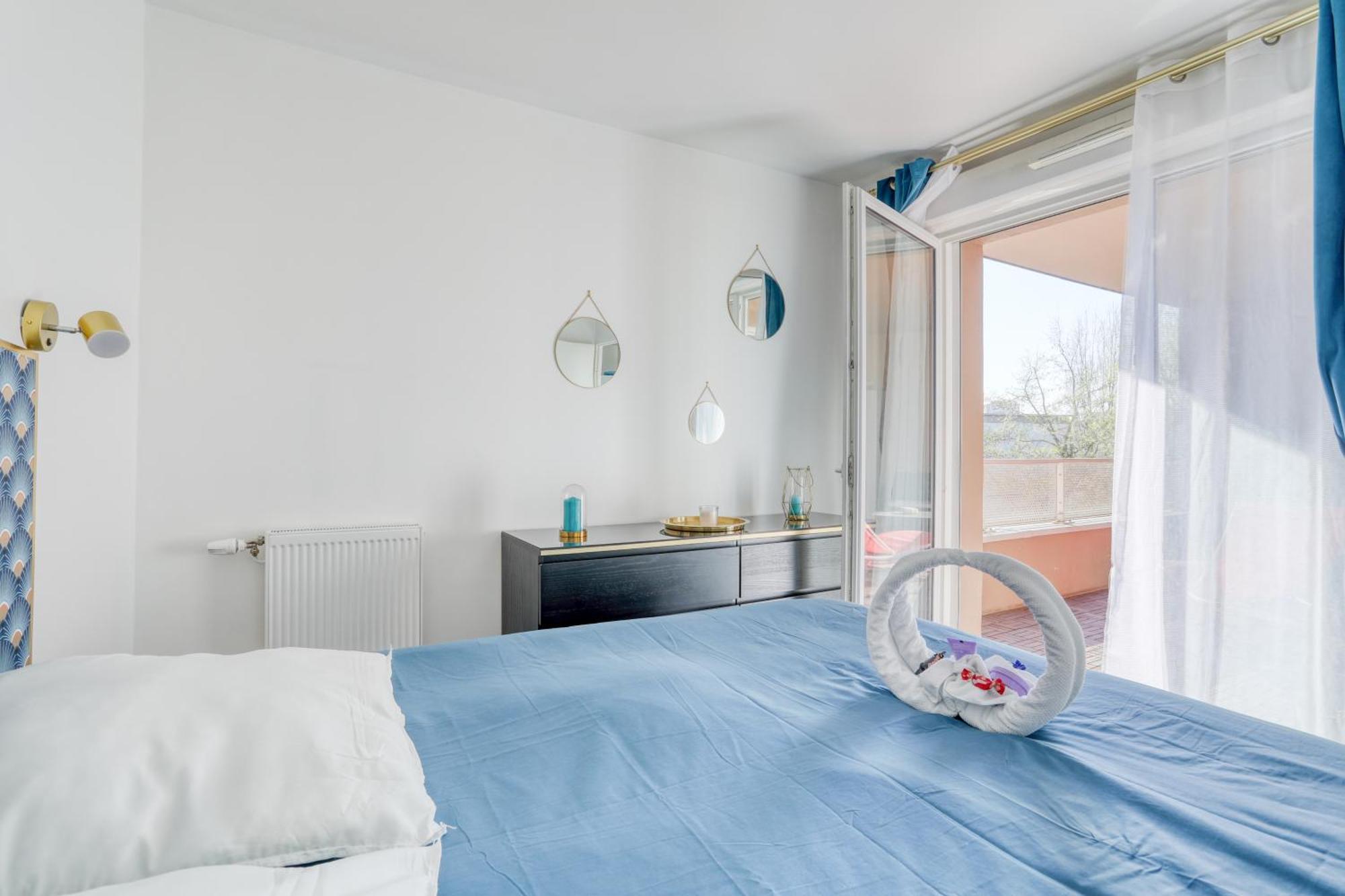 "Le Serenity ", Appartement Spacieux ,Balcon, Parking Prive Gratuit, Netflix, Proche Cdg Et Stade De France Stains Eksteriør bilde