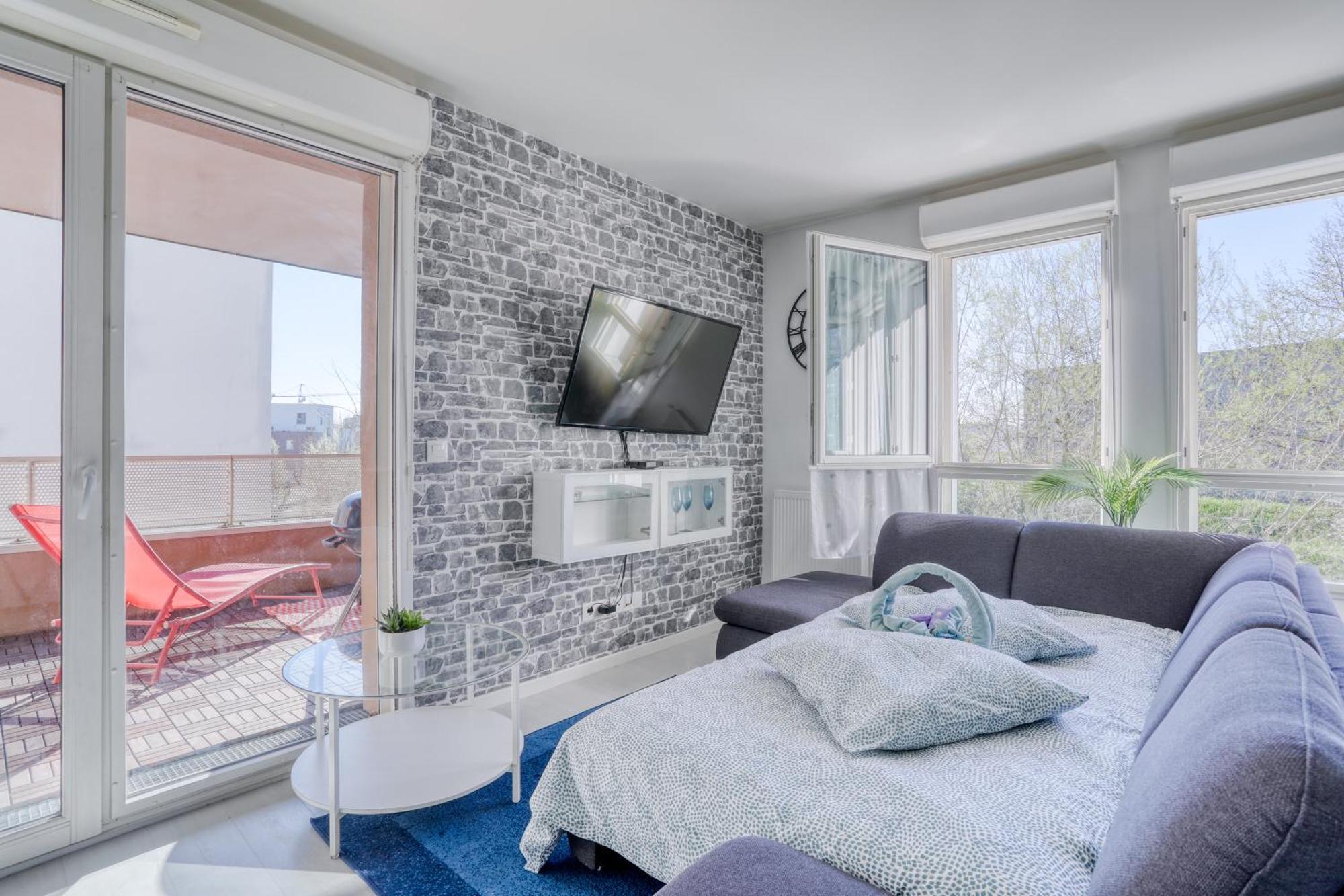 "Le Serenity ", Appartement Spacieux ,Balcon, Parking Prive Gratuit, Netflix, Proche Cdg Et Stade De France Stains Eksteriør bilde