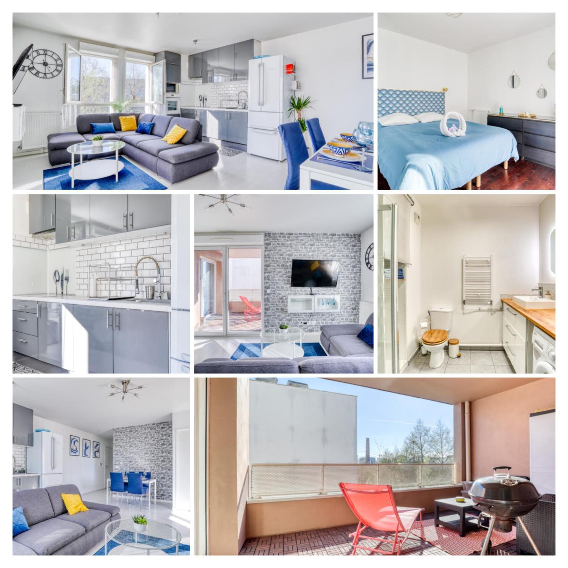 "Le Serenity ", Appartement Spacieux ,Balcon, Parking Prive Gratuit, Netflix, Proche Cdg Et Stade De France Stains Eksteriør bilde
