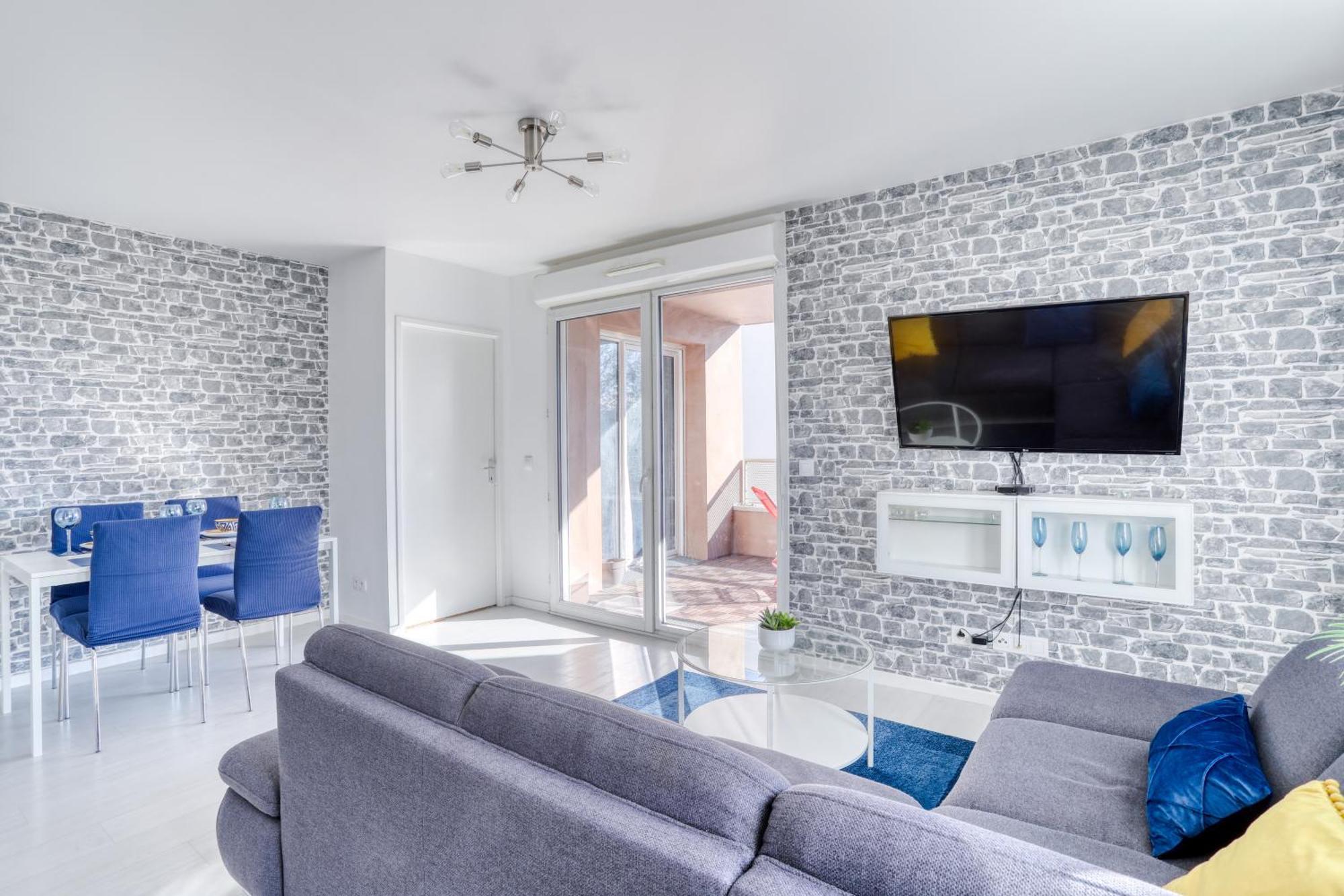 "Le Serenity ", Appartement Spacieux ,Balcon, Parking Prive Gratuit, Netflix, Proche Cdg Et Stade De France Stains Eksteriør bilde