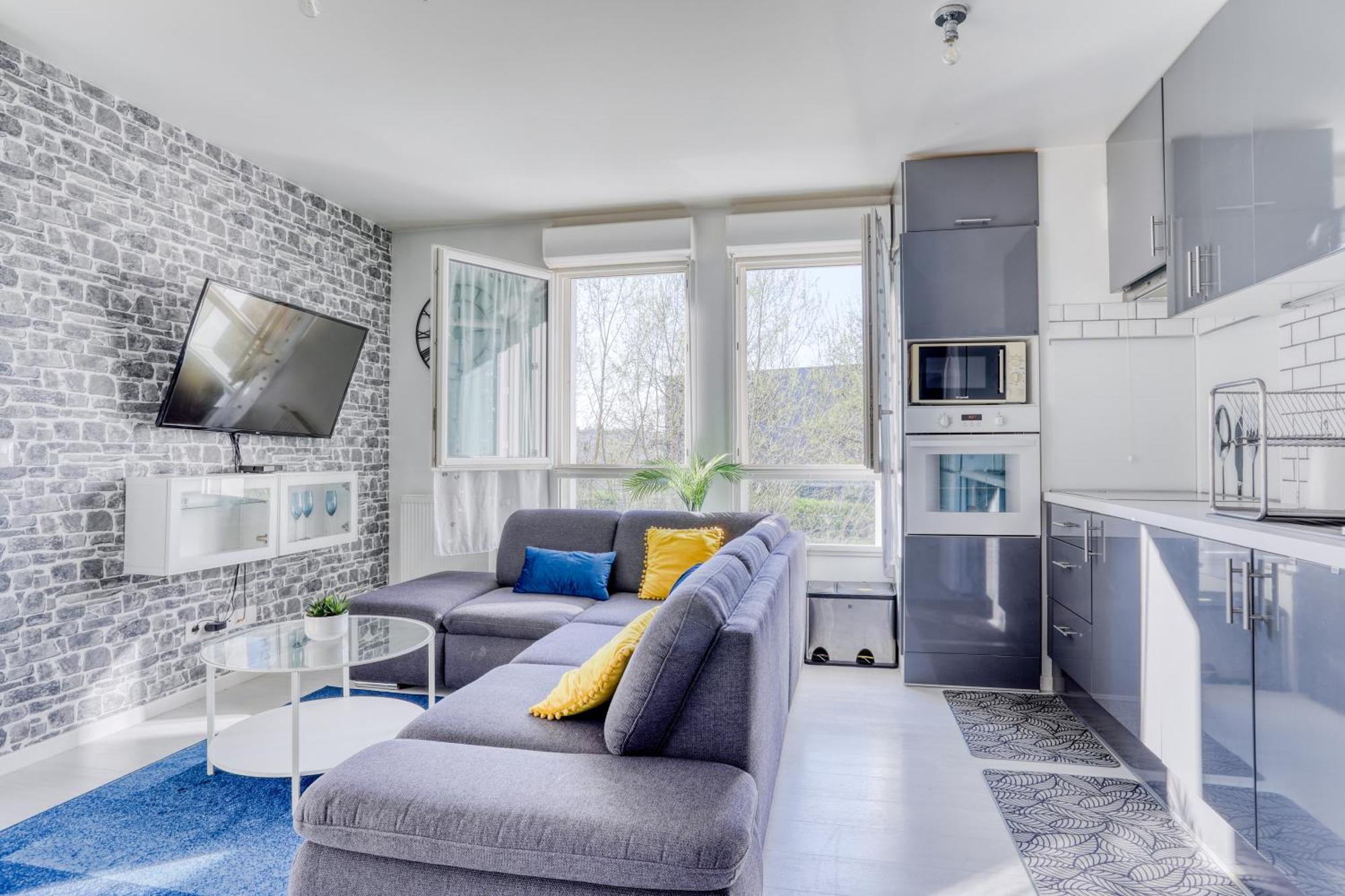 "Le Serenity ", Appartement Spacieux ,Balcon, Parking Prive Gratuit, Netflix, Proche Cdg Et Stade De France Stains Eksteriør bilde